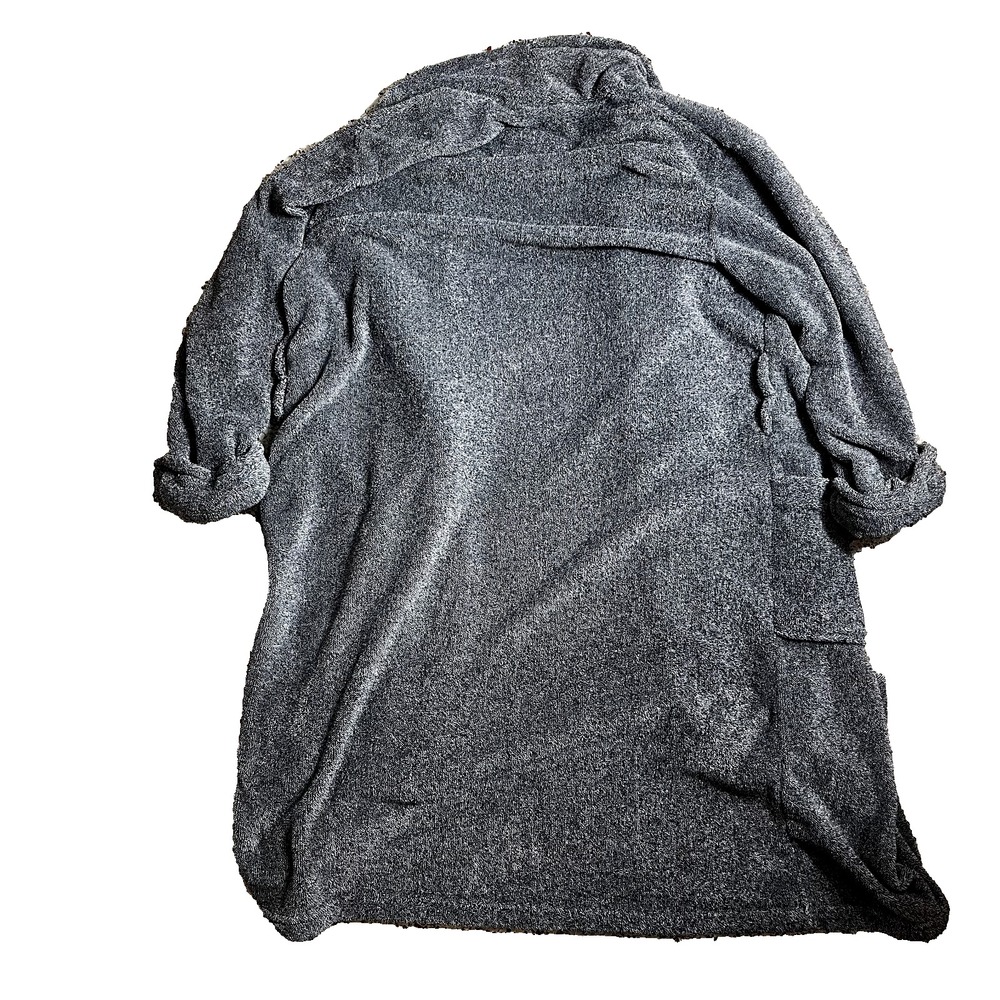 Tommy Bahama Robe Gray Men's Size Large Sleepwear Lounge Soft Polyester Pockets - Picture 14 of 16
